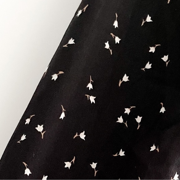 OAK + Fort Ditsy Floral Midi Dress - Picture 6 of 11